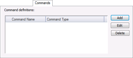 Commands Properties
